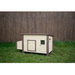 Thermo-No-Frost-Hühnerstall Kerbl Hobbyfarming Braun / Natur