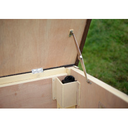 Thermo-No-Frost-Hühnerstall Kerbl Hobbyfarming Braun / Natur