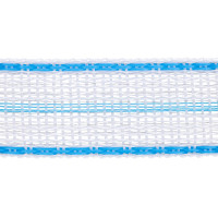 PlatinumLine AKO Weidezaunband Weiß / Blau Weiß