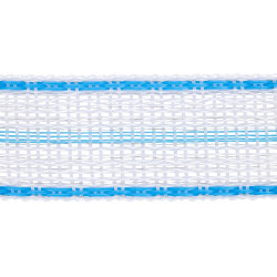 PlatinumLine AKO Weidezaunband Weiß / Blau Weiß