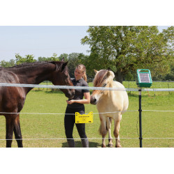 PlatinumLine AKO Weidezaunband Weiß / Blau Weiß