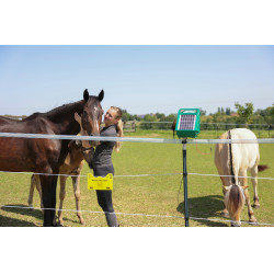 PlatinumLine AKO Weidezaunband Weiß / Blau Weiß