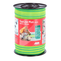 TopLine Plus AKO Weidezaunband Ruban de clôture Neongelb / Blau