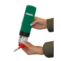 Isoliertasche für Kerbl Hobbyfarming Flaschen-Tränke Dunkelgrün Gr&uuml;n
