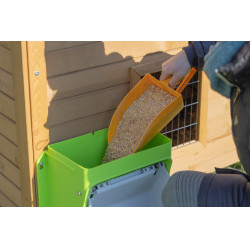 Futterautomat mit Schädlingsschutzvorrichtung Kerbl Hobbyfarming Grün / Hellgrau Futterautomat mit Schädlingsschutzvorrichtung Kerbl Hobbyfarming Grün / Hellgrau