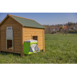 Futterautomat mit Schädlingsschutzvorrichtung Kerbl Hobbyfarming Grün / Hellgrau Futterautomat mit Schädlingsschutzvorrichtung Kerbl Hobbyfarming Grün / Hellgrau