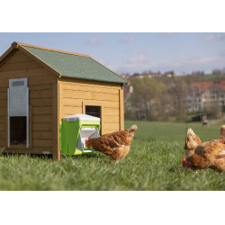 Futterautomat mit Schädlingsschutzvorrichtung Kerbl Hobbyfarming Grün / Hellgrau Futterautomat mit Schädlingsschutzvorrichtung Kerbl Hobbyfarming Grün / Hellgrau