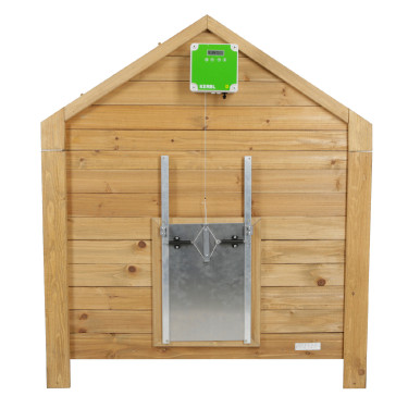 Automatische Verriegelung für Schiebetür Kerbl Hobbyfarming Grau