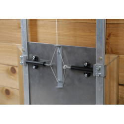 Automatische Verriegelung für Schiebetür Kerbl Hobbyfarming Grau