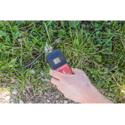 Digitales AKO DUO-Voltmeter Schwarz