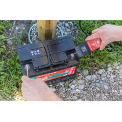 Digitales AKO DUO-Voltmeter Schwarz