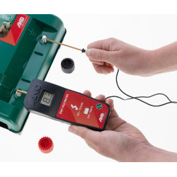 Digitales AKO DUO-Voltmeter Schwarz