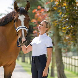 Technisches Polo Horze Taylor Damen Weiß Wei&amp;szlig;