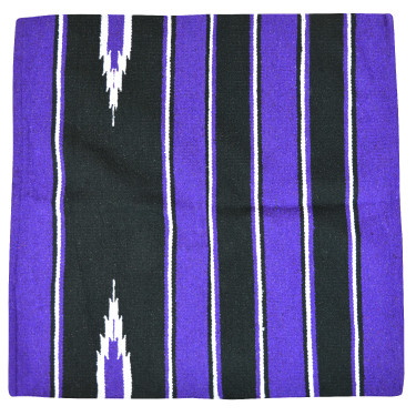 Westride Navajo Teppich Baumwolle/Acryl Violett / Schwarz / Weiß Lila