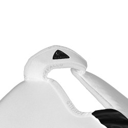 Dämpfer mit konfigurierbaren Taschen und Piuma WFS Pad aus flachem Wildleder Acavallo Weiß Wei&szlig;