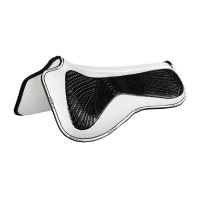 Stoßdämpfer MF DS SW-3DS aus Wildleder mit flachem Gel-Grip Acavallo Schwarz
