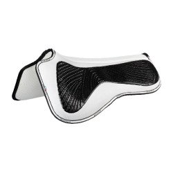 Stoßdämpfer MF DS SW-3DS aus Wildleder mit flachem Gel-Grip Acavallo Weiß Wei&amp;amp;amp;amp;amp;szlig;