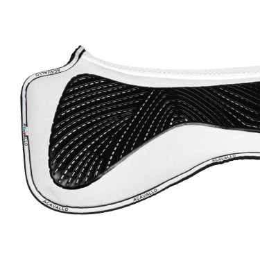 Stoßdämpfer MF DS SW-3DS aus Wildleder mit flachem Gel-Grip Acavallo Weiß Wei&amp;amp;amp;amp;amp;szlig;