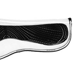 Stoßdämpfer MF DS SW-3DS aus Wildleder mit flachem Gel-Grip Acavallo Weiß Wei&amp;amp;amp;amp;amp;szlig;