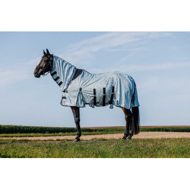 Reitshirt Riding World Belly Mesh Combo Grau Reitshirt Riding World Belly Mesh Combo Grau