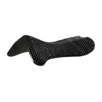 Hexagonales Gelkissen Acavallo Schwarz