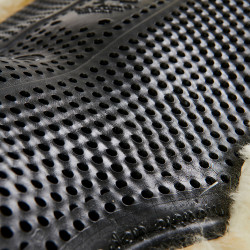 Mischsattelpad Close Contact Acavallo Classic mit vollständig integriertem Lammfell Schwarz / Natur