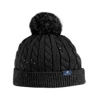 Gehäkelte Fliegenhaube ELT Rafaela Schwarz