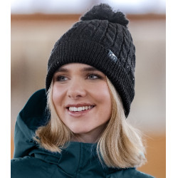 Gehäkelte Fliegenhaube ELT Rafaela Schwarz