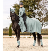 Waldhausen Fleece-Decke Nepal Silberblau