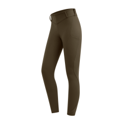 Thermo-Reitleggings ELT Rena Damen Braungrün