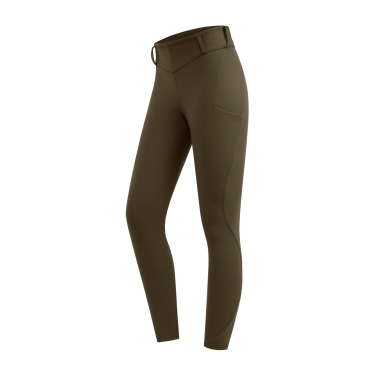 Thermo-Reitleggings ELT Rena Damen Braungrün