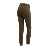 Thermo-Reitleggings ELT Rena Damen Braungrün