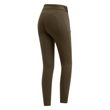 Thermo-Reitleggings ELT Rena Damen Braungrün