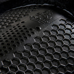 Hintere Schabracke aus Schaffell und vordere Gel-Schabracke Acavallo Schwarz / schwarz