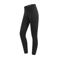 Thermo-Reitleggings ELT Rica aus Fleece-Bouclé für Damen Schwarz