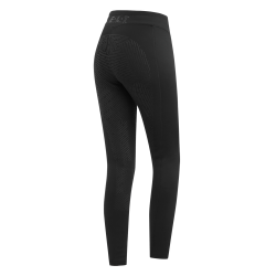 Thermo-Reitleggings ELT Rica aus Fleece-Bouclé für Damen Schwarz
