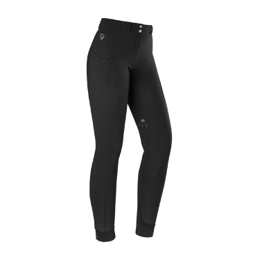 ELT Comfort Heart beheizbare Reithose für Damen Schwarz ELT Comfort Heart beheizbare Reithose für Damen Schwarz