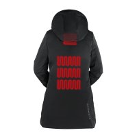 Beheizbare Parka ELT Comfort Heart Schwarz