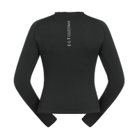 Technisches ELT-3D-Mesh-T-Shirt Richmond, langarm, Damen Schwarz