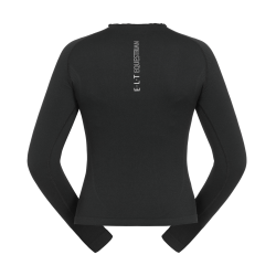 Technisches ELT-3D-Mesh-T-Shirt Richmond, langarm, Damen Schwarz