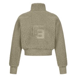 Kinder-Fleecejacke ELT Teddy Alba Beigegrau