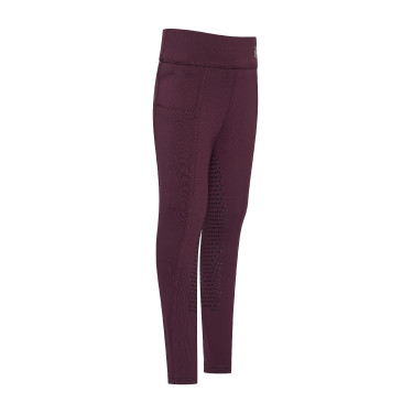 Reitleggings Imperial Riding Tessy FullGrip KIDS Feige Lila