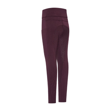 Reitleggings Imperial Riding Tessy FullGrip KIDS Feige Lila