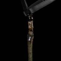 Anbindestrick Imperial Riding Deluxe mit Panikverschluss Olivgrün Gr&uuml;n