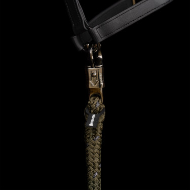 Anbindestrick Imperial Riding Deluxe mit Panikverschluss Olivgrün Gr&uuml;n