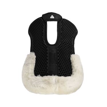 Hexagonales Gel-Stoßdämpfer Schaf Acavallo Schwarz / Weiß