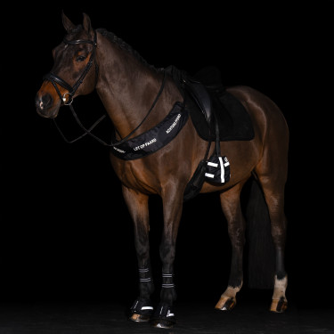 Zehenwärmer für Steigbügel Imperial Riding Reflective, 2 Stück Schwarz