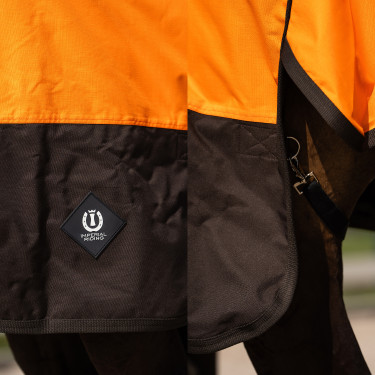 Outdoor-Decke Imperial Riding Customized High Neck 200 g Orange / Dunkelbraun Outdoor-Decke Imperial Riding Customized High Neck 200 g Orange / Dunkelbraun