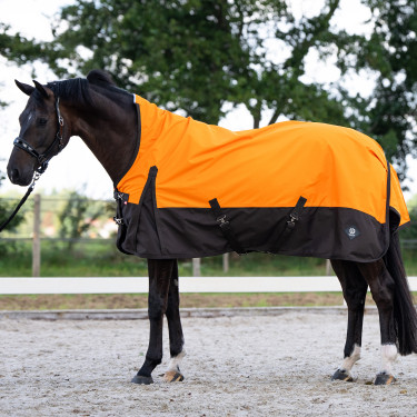 Outdoor-Decke Imperial Riding Customized High Neck 200 g Orange / Dunkelbraun Outdoor-Decke Imperial Riding Customized High Neck 200 g Orange / Dunkelbraun