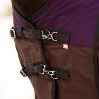 Outdoor-Decke Imperial Riding Customized High Neck 200 g Bordeaux / Hellbraun Outdoor-Decke Imperial Riding Customized High Neck 200 g Bordeaux / Hellbraun